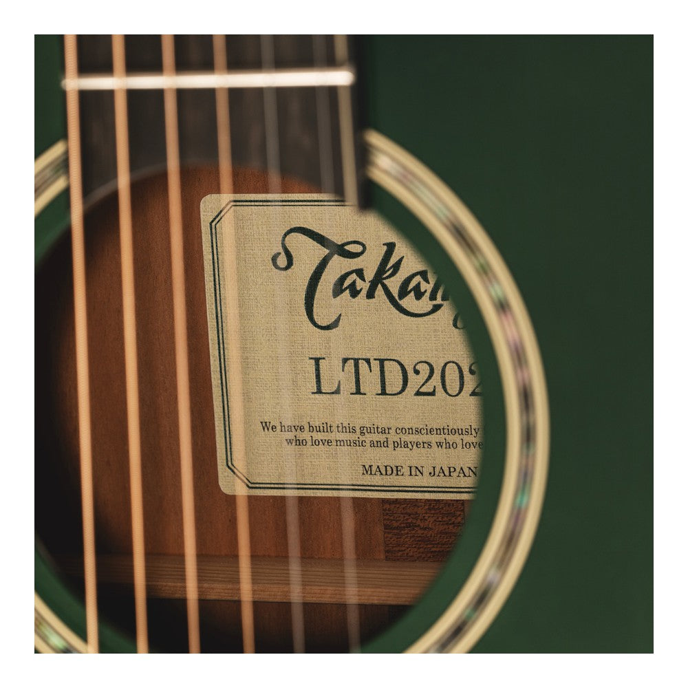 Takamine LTD2025 Acoustic Electric Guitar, Antique Evergreen (Limited Edition)