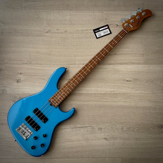 Sadowsky MetroExpress 24-Fret Modern Bass, Morado Fingerboard, 4-String - Solid Ocean Blue Metallic High Polish (2025), SMX24MS4 J2R OKU FR