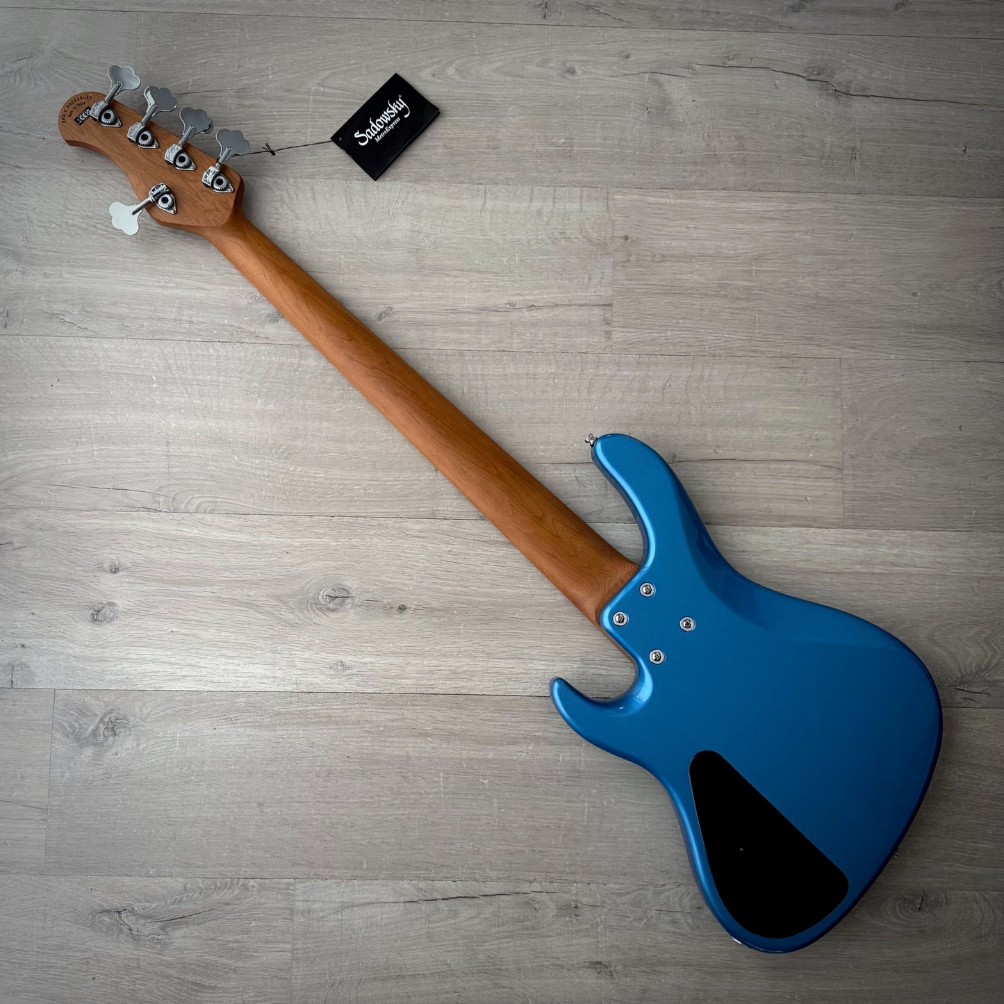 Sadowsky MetroExpress 24-Fret Modern Bass, Roasted Maple Fingerboard, 5-String - Solid Ocean Blue Metallic High Polish (2025), SMX24MS5 J2M OKU FR