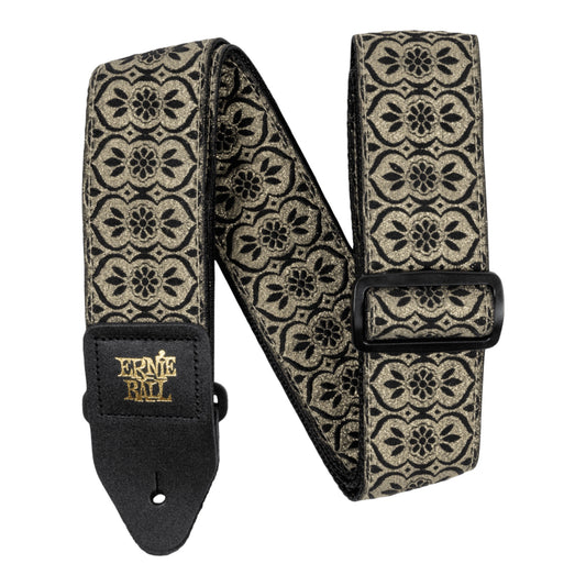 Ernie Ball P05628 Classic Jacquard Guitar Bass Strap, Golden Garden