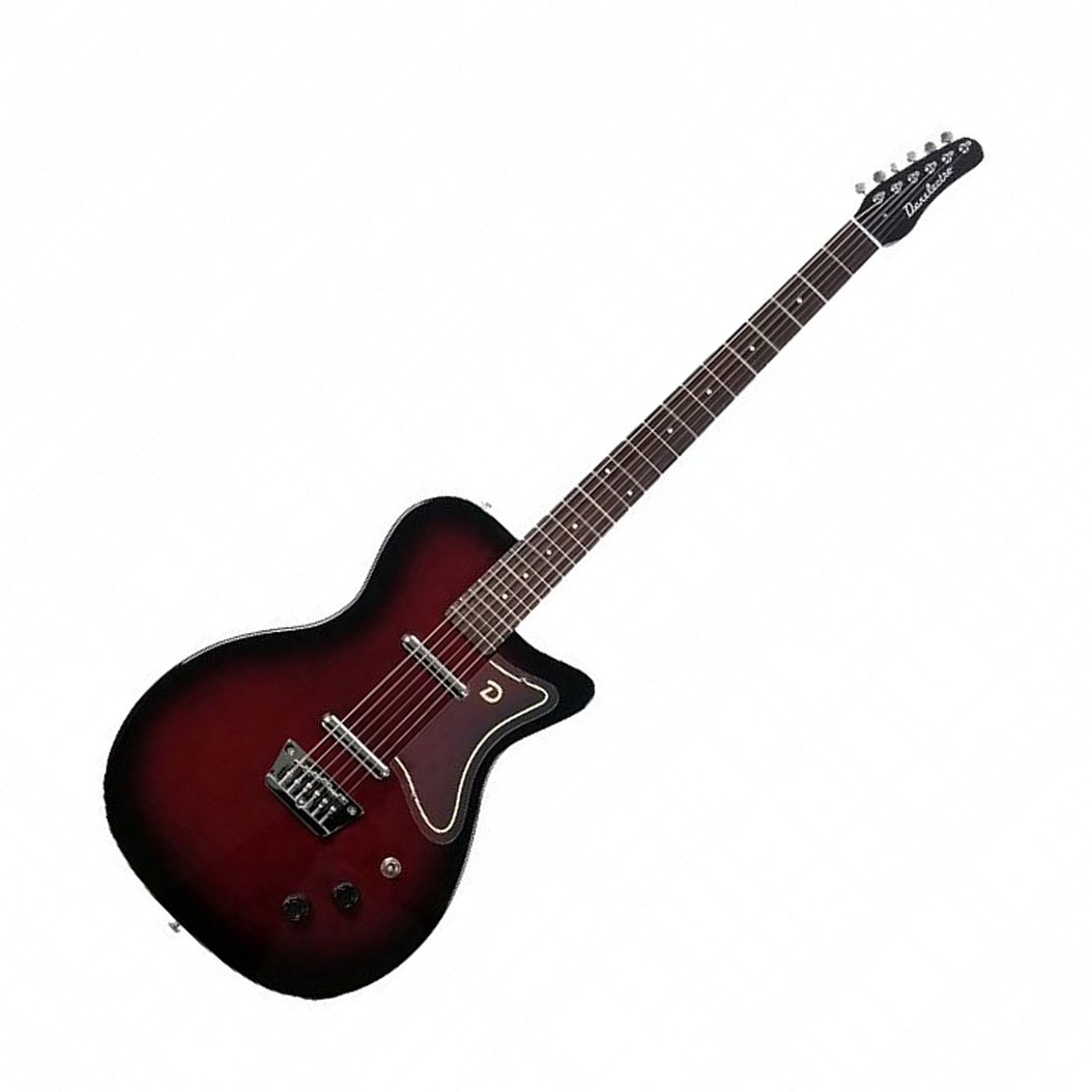 Danelectro 56 Baritone Electric Guitar, Red Burst