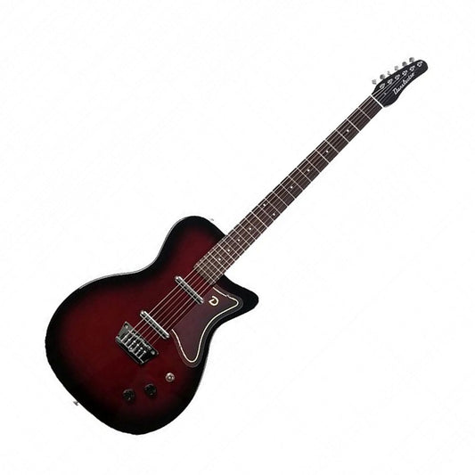 Danelectro 56 Baritone Electric Guitar, Red Burst