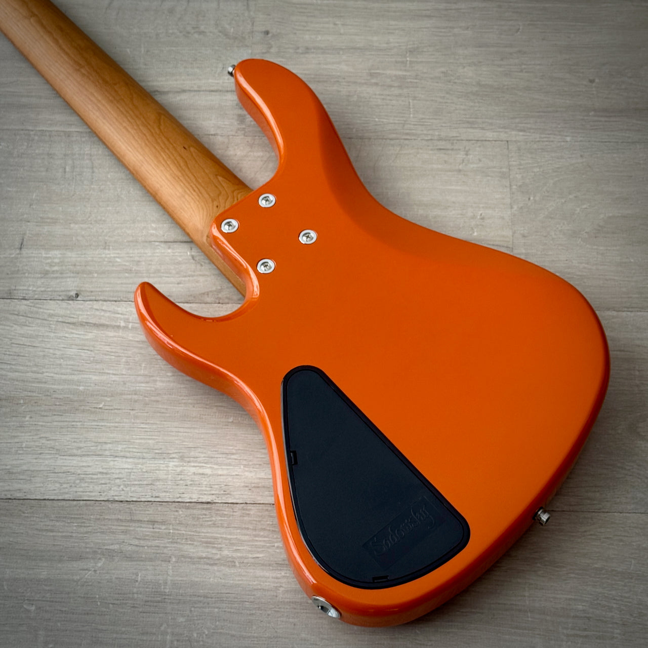 Sadowsky MetroExpress 24-Fret Modern Bass, Roasted Maple Fingerboard, 5-String - Solid Candy Apple Orange Metallic High Polish (2025), SMX24MS5 J1M OKU FR