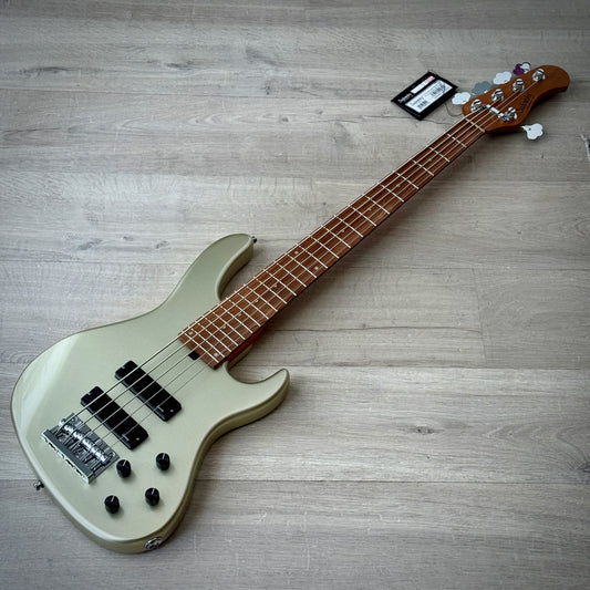 Sadowsky MetroExpress 24-Fret Modern Bass, Morado Fingerboard, 5-String - Solid Champagne Metallic High Polish (2025), SMX24MS5 J7R OKU FR