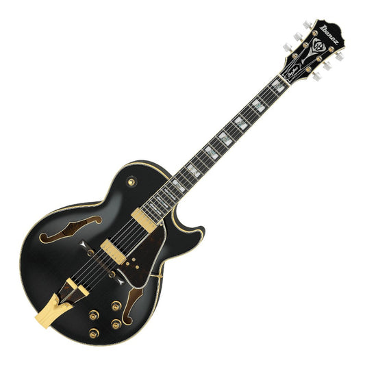 Ibanez GB10 George Benson Signature Hollowbody Electric Guitar, Black