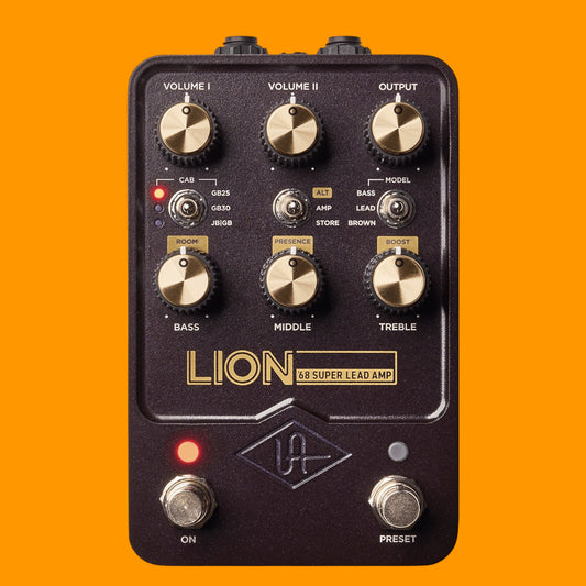Universal Audio UAFX Lion '68 Super Lead Amp (Iconic Plexi Tones!) [USED-MINT]
