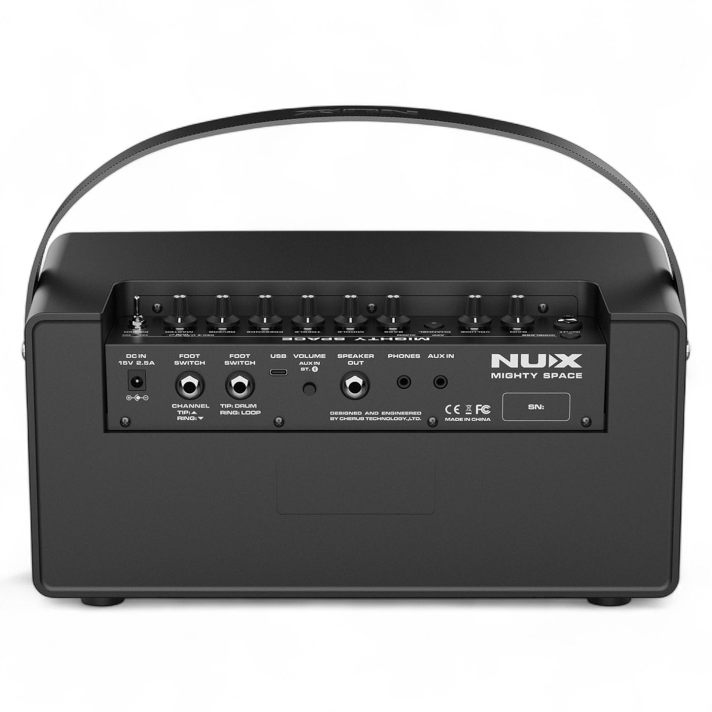 NUX Mighty Space Wireless Portable Modeling Amp for Guitar and Bass (Includes Wireless Transmitter and Footswitch)