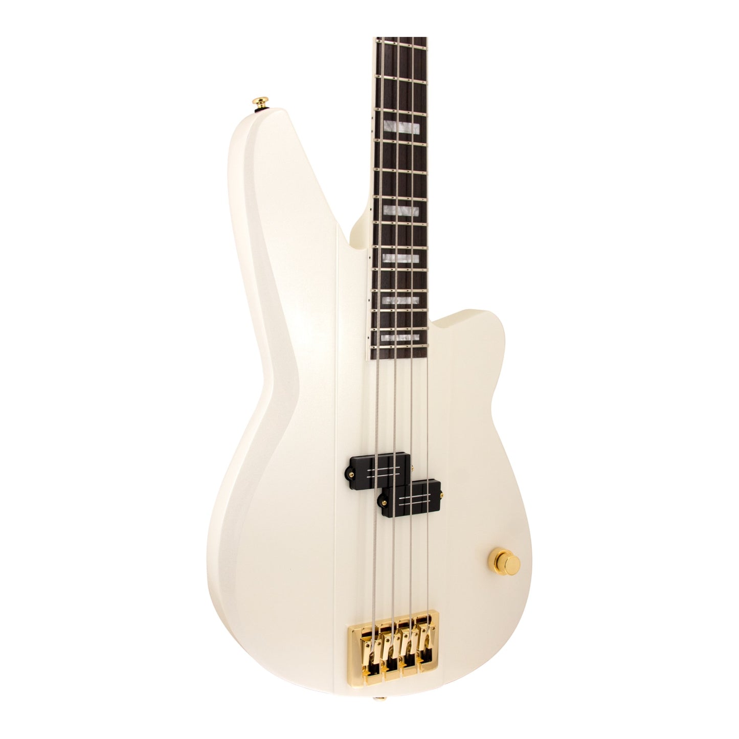 Reverend Meshell Ndegeocello Fellowship Enceladus Signature Electric Bass, Pearl White