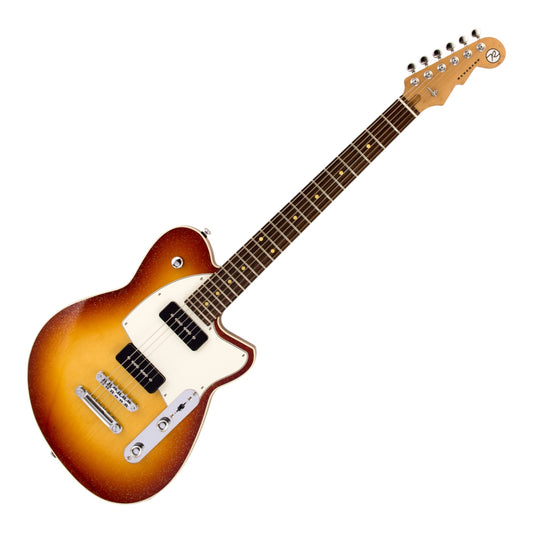 Reverend Charger 290 Electric Guitar, Fire Burst Sparkle