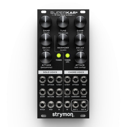 Strymon SuperKar+ 32-Voice Karplus-Strong Synth Module for Eurorack Modular Synth