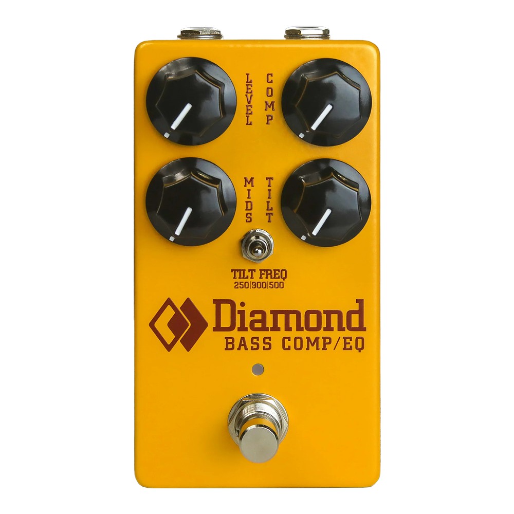 Diamond Pedals Bass CompEQ Compressor and EQ Bass Guitar Pedal