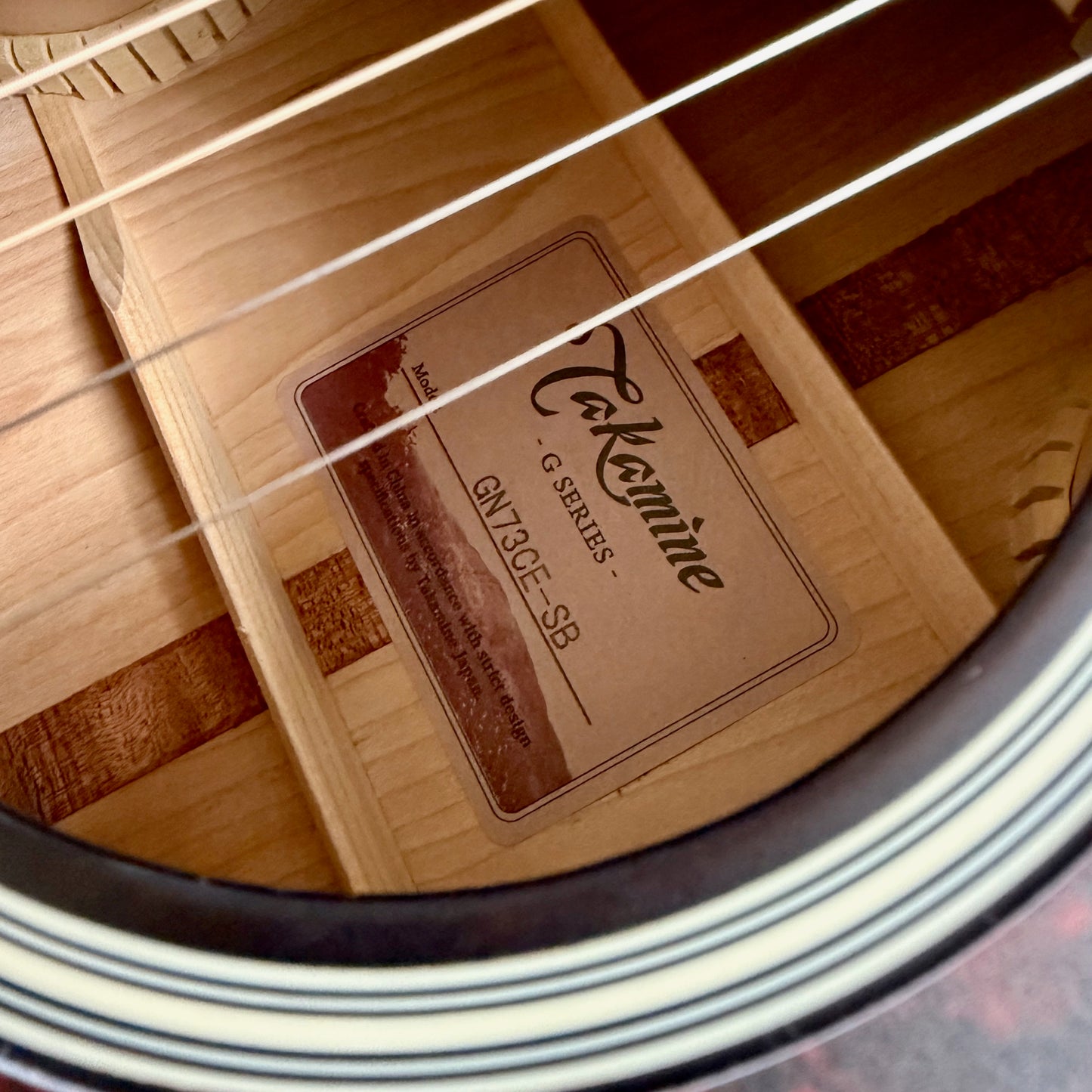 Takamine GN73CE Acoustic-Electric Guitar, Satin Black [USED / B-STOCK]