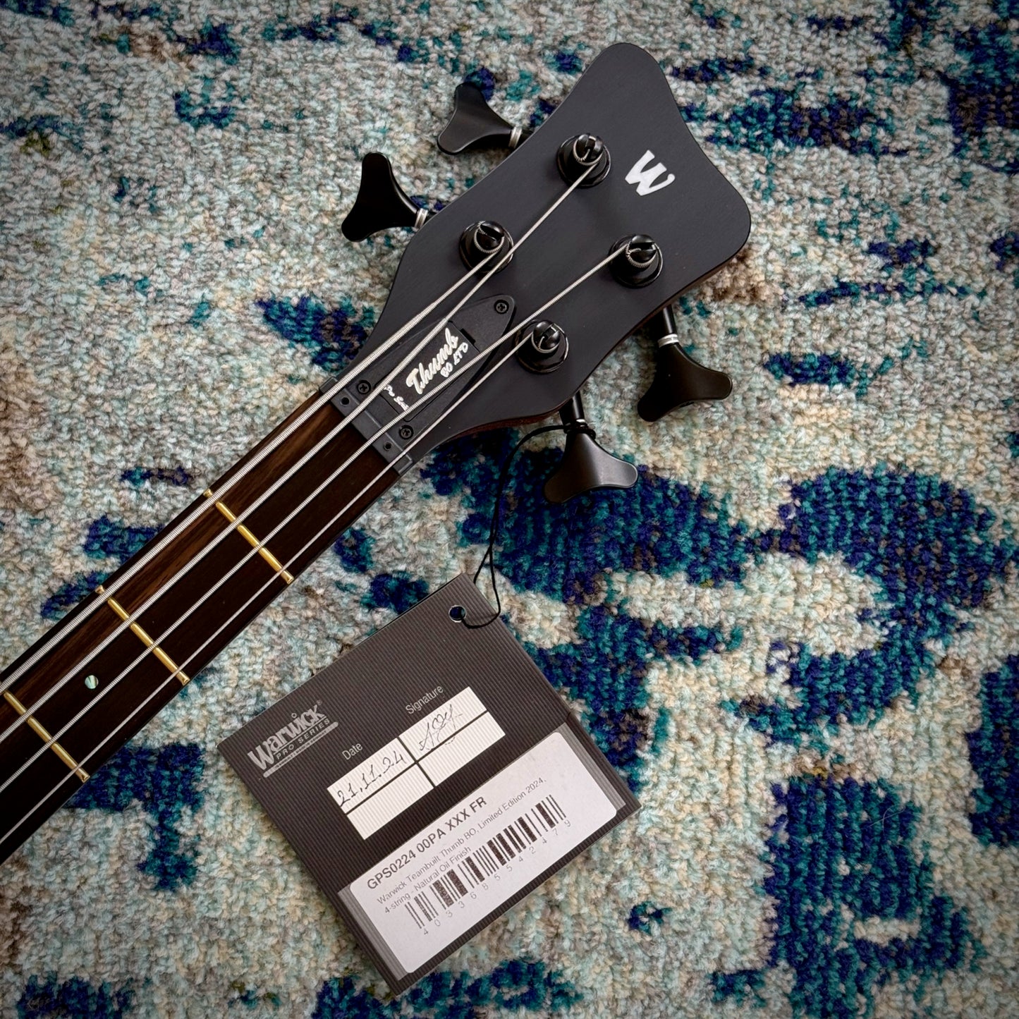 Warwick Teambuilt Thumb BO 4-String Bass, Natural Oil Finish [2024 Limited Edition 019/115 Worldwide]