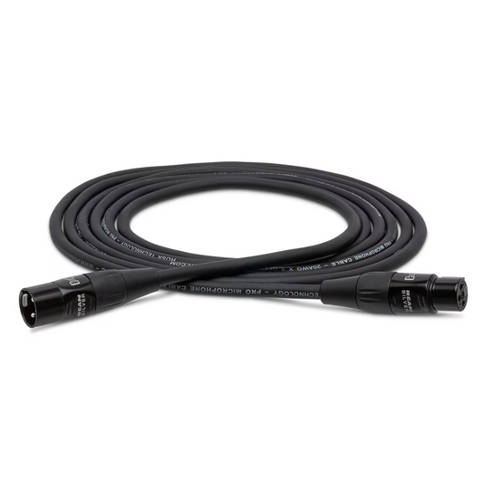 Hosa HMIC-025 Pro Microphone Cable XLR3F to XLR3M, 25ft