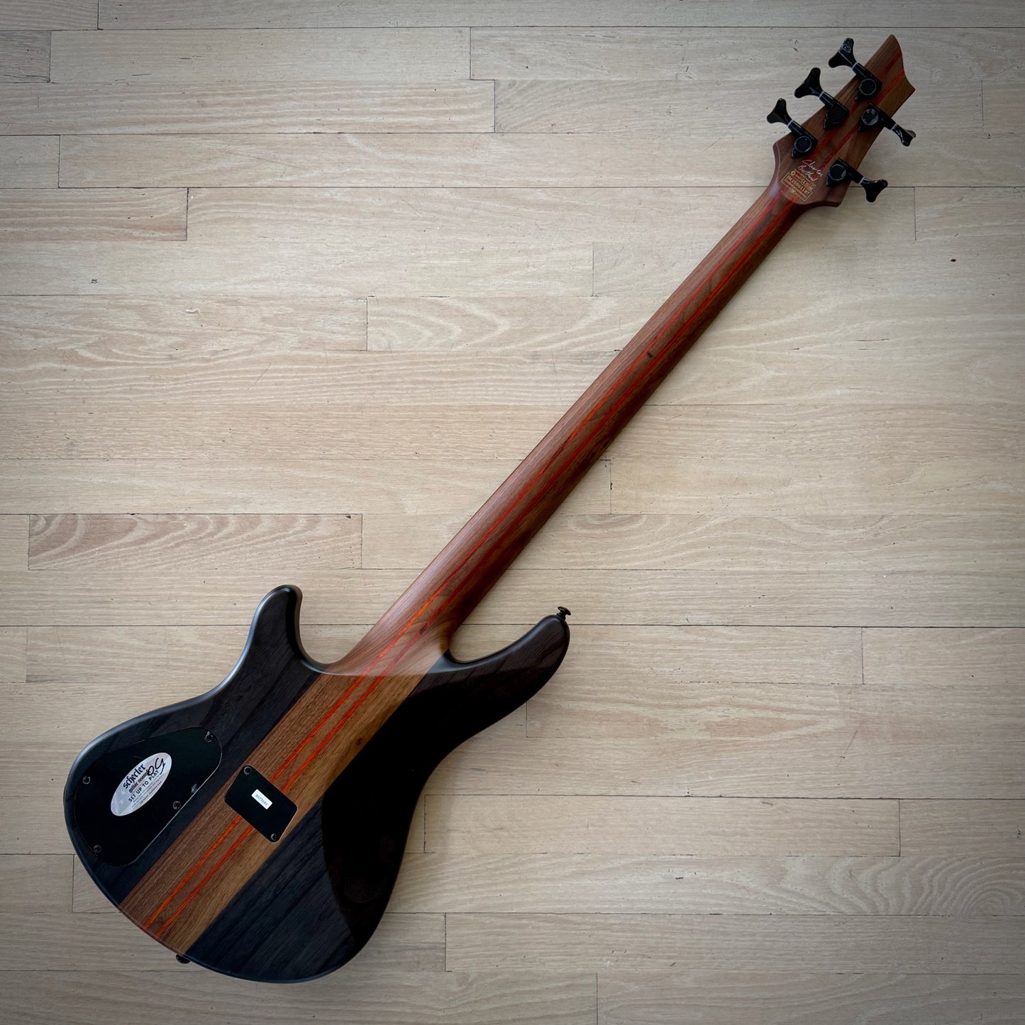 Schecter Charles Berthoud CB-5 5-String Bass See-Thru Black Satin (2873)