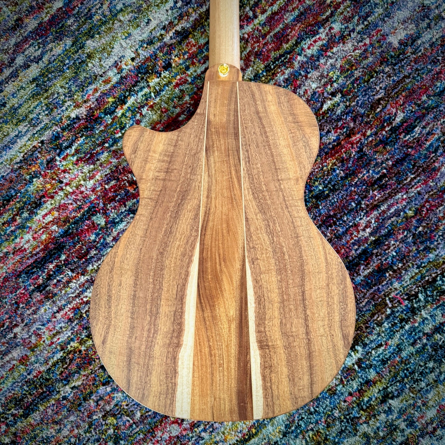 Cole Clark AN3EC-BLBLE Angel Cutaway all AAA Australian Blackwood with Ebony Fretboard and Waist Inlays