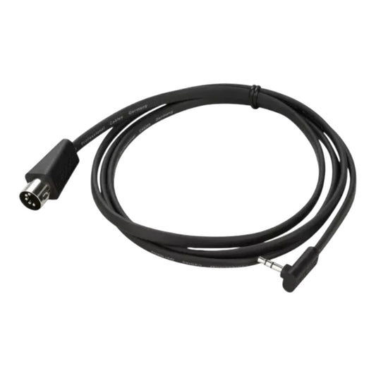 RockBoard Flat MIDI Type A TRS 3.5mm to 5-pin 150 cm (60"), Black