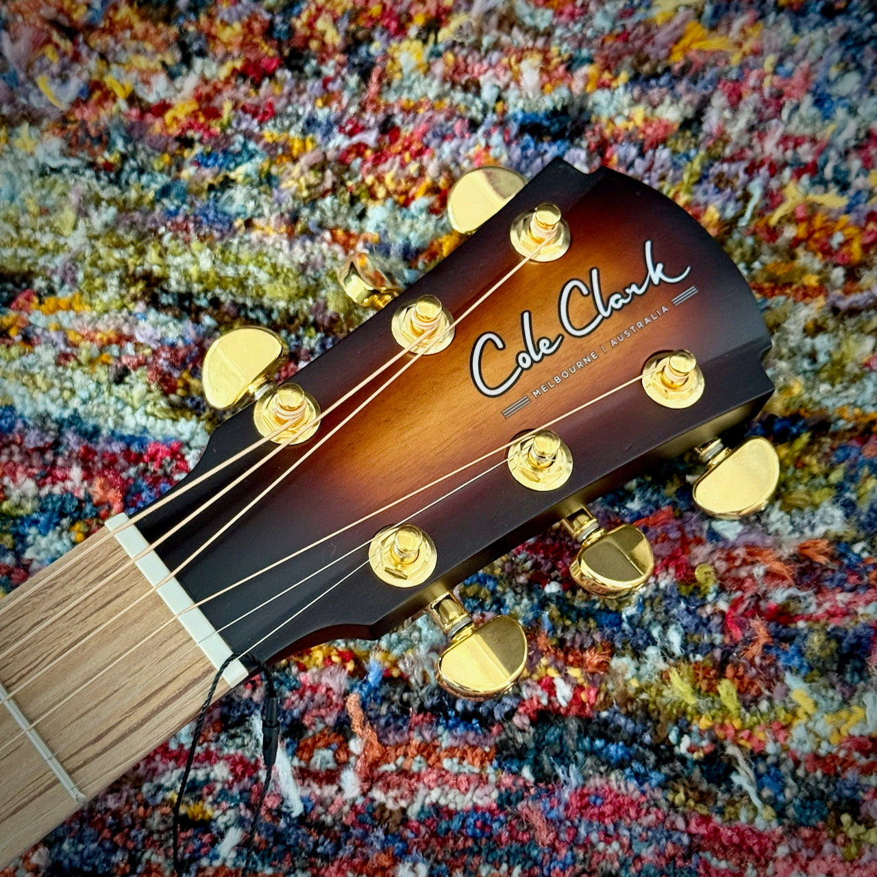 Cole Clark TL2EC True Hybrid Acoustic Electric Guitar - All Blackwood HSS Sunburst (CCTL2EC-BLBL-AE-HSS-SUN)