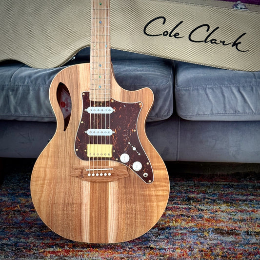 Cole Clark TL2EC True Hybrid Thinline All AA Australian Blackwood HSS (CCTL2EC-BLBL-AE-HSS)