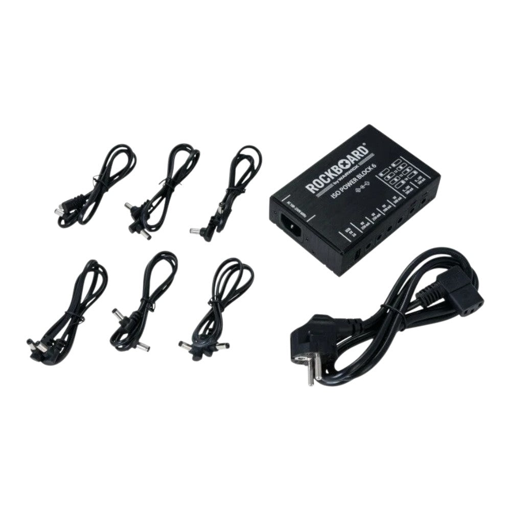 RockBoard ISO Power Block V6 IEC Isolated Multi Pedal Power Supply