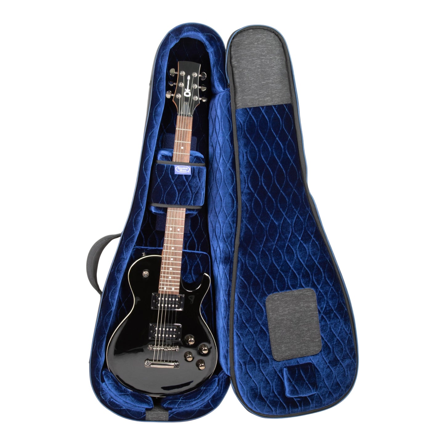 Reunion Blues Premium Hybrid Gig Bag Bundle Expedition Hybrid Les Paul Style Electric Guitar Case + Large Sidekick Add-On Bag (RBC23LP + RBC23SKL)