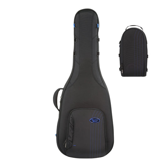 Reunion Blues Premium Hybrid Gig Bag Bundle Expedition Hybrid Semi Hollow Electric Guitar Case + Large Sidekick Add-On Bag (RBC23SH + RBC23SKL)