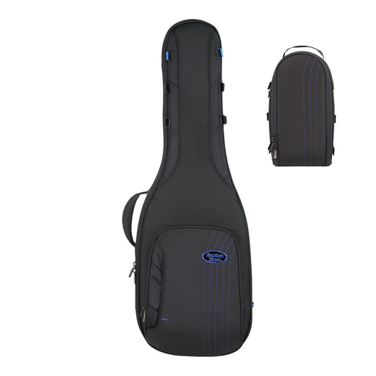 Reunion Blues Premium Hybrid Gig Bag Bundle Expedition Hybrid Electric Guitar Case + Large Sidekick Add-On Bag (RBC23E1 + RBC23SKL)