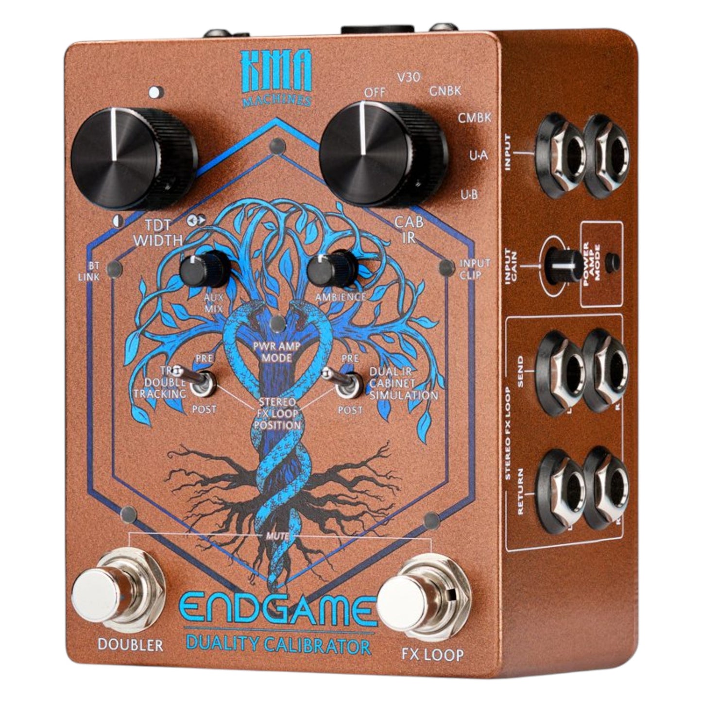 KMA Machines Endgame Duality Calibrator, End-of-Chain Stereo Solution, Double-Tracker, Dual IR Cab and Power Amp Sim, Stereo FX Loop