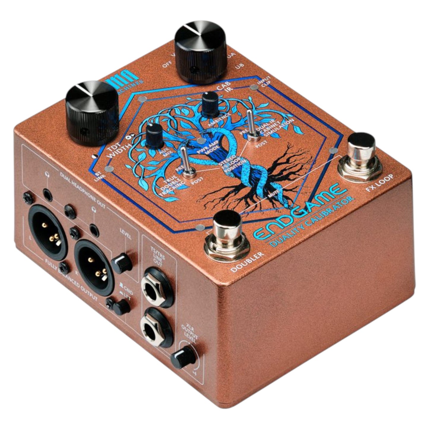 KMA Machines Endgame Duality Calibrator, End-of-Chain Stereo Solution, Double-Tracker, Dual IR Cab and Power Amp Sim, Stereo FX Loop