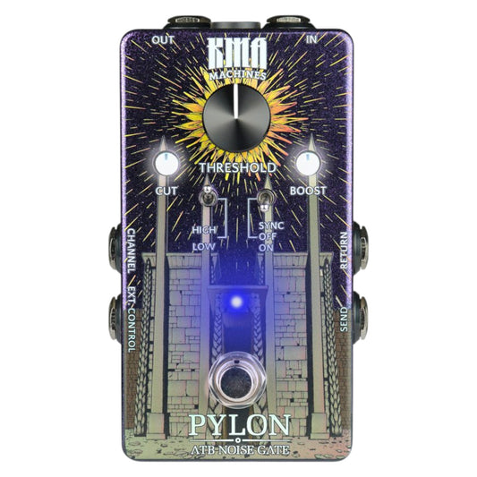 KMA Machines Pylon ATB Noise Gate Pedal, Advanced Transformer Boost