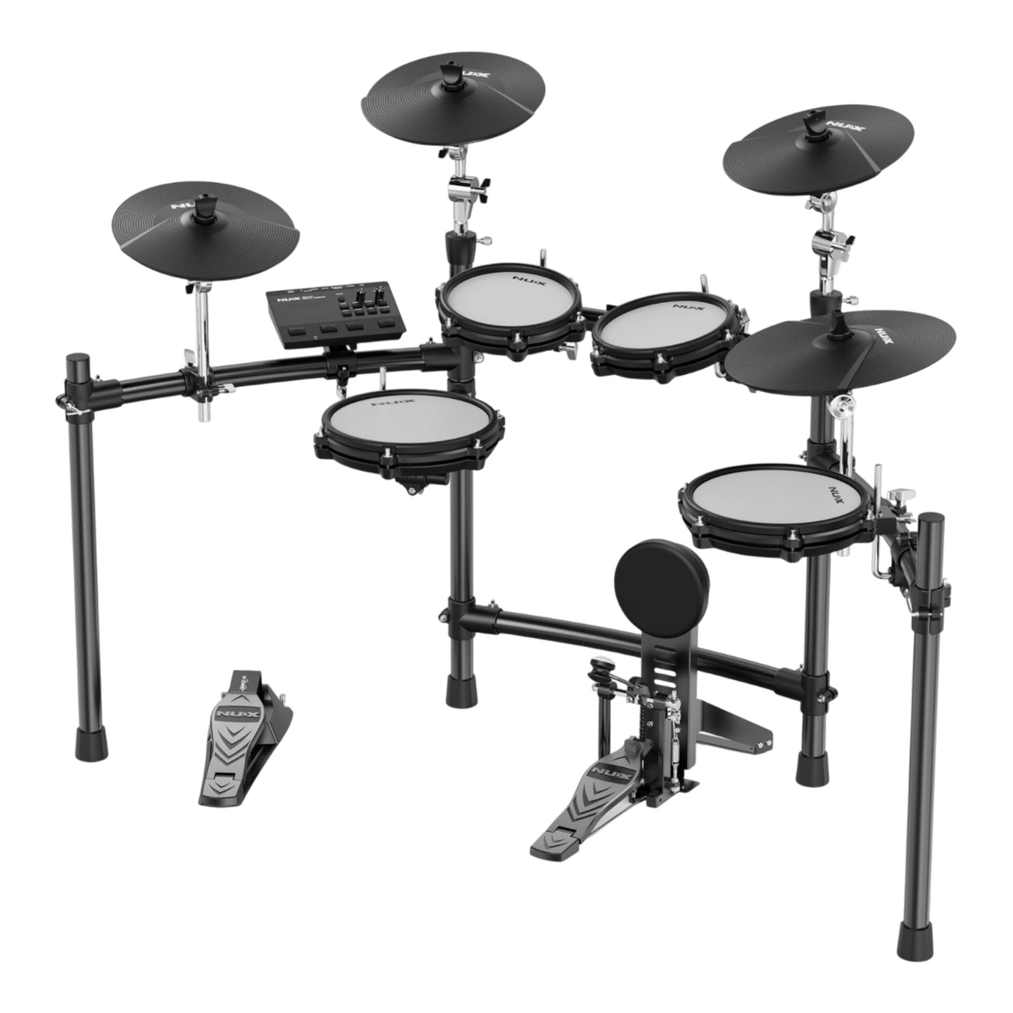 NUX DM-310 All Mesh Head Digital Drum Kit with USB MIDI and Audio Multitrack