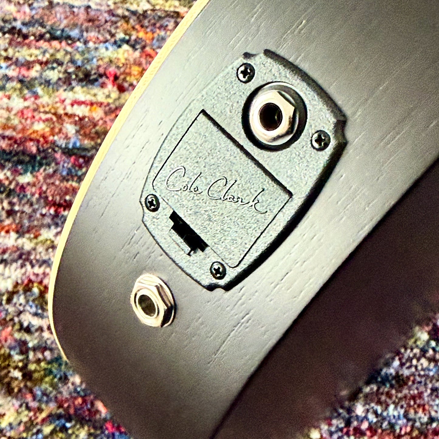 Cole Clark TL2EC Thinline True Hybrid, Blackwood,  HSS, Black Satin [B-STOCK] (CCTL2EC-BLBL-HSS-BLK), with Original Hardshell Case