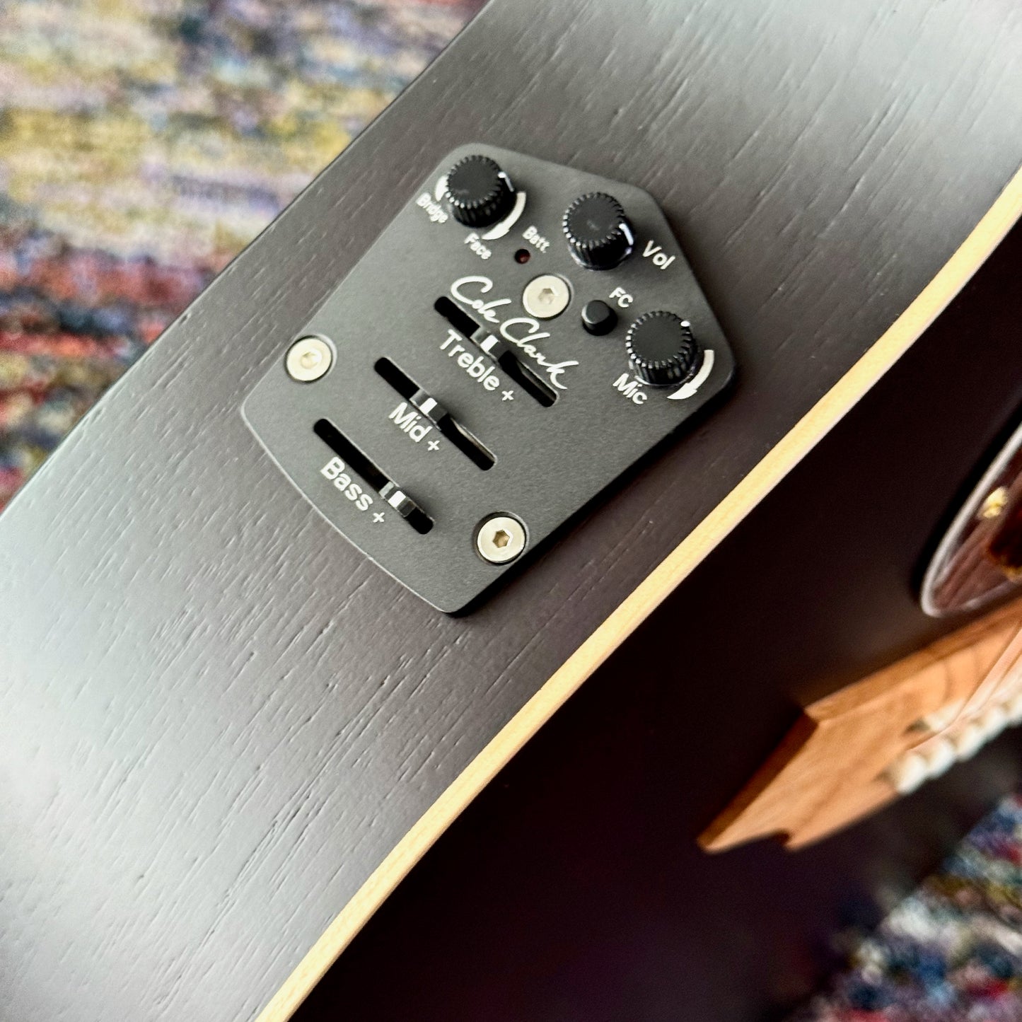 Cole Clark TL2EC Thinline True Hybrid, Blackwood,  HSS, Black Satin [B-STOCK] (CCTL2EC-BLBL-HSS-BLK), with Original Hardshell Case