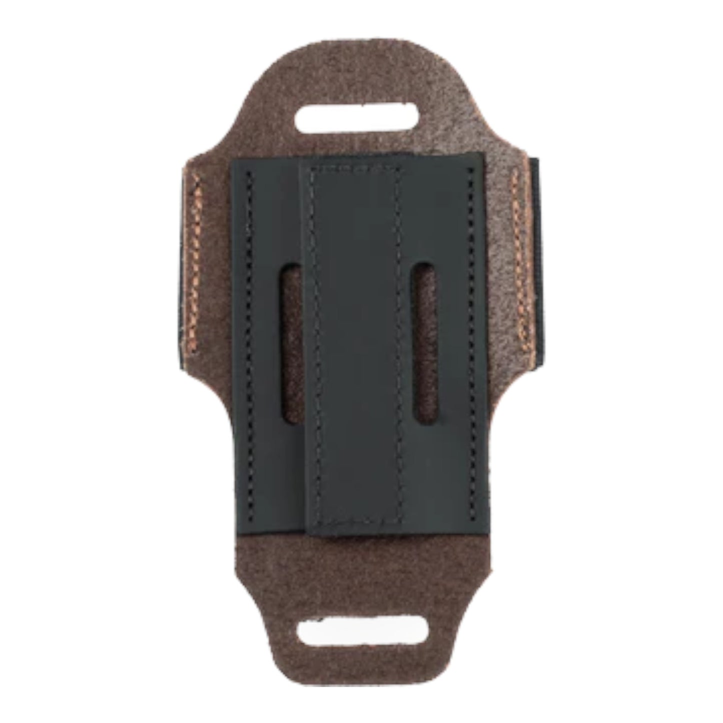 Levy's MM14-BRN Wireless Transmitter Bodypack Holder, Brown Leather