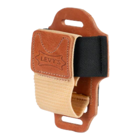 Levy's MM14-TAN Wireless Transmitter Bodypack Holder, Tan Leather