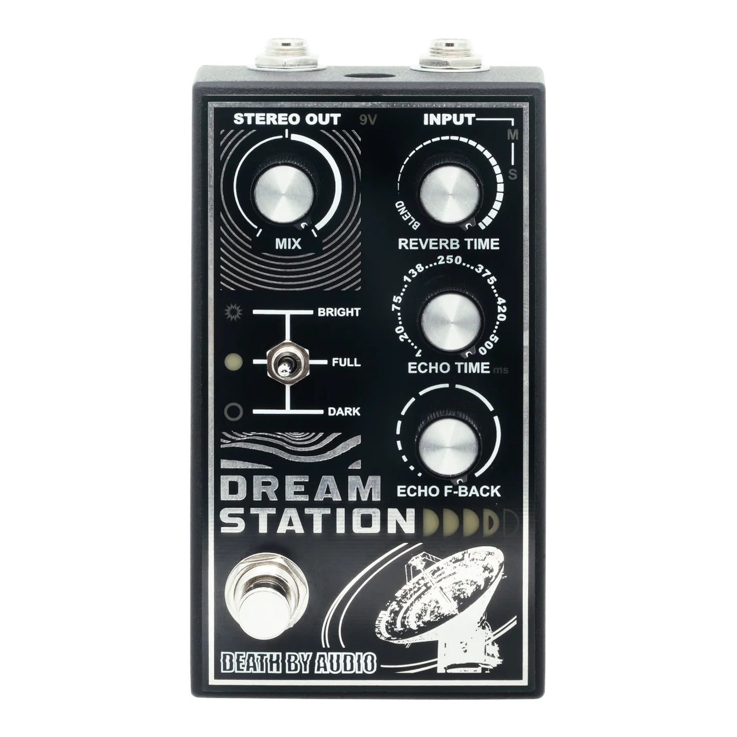 Death By Audio Dream Station Delay and Reverb Guitar Pedal