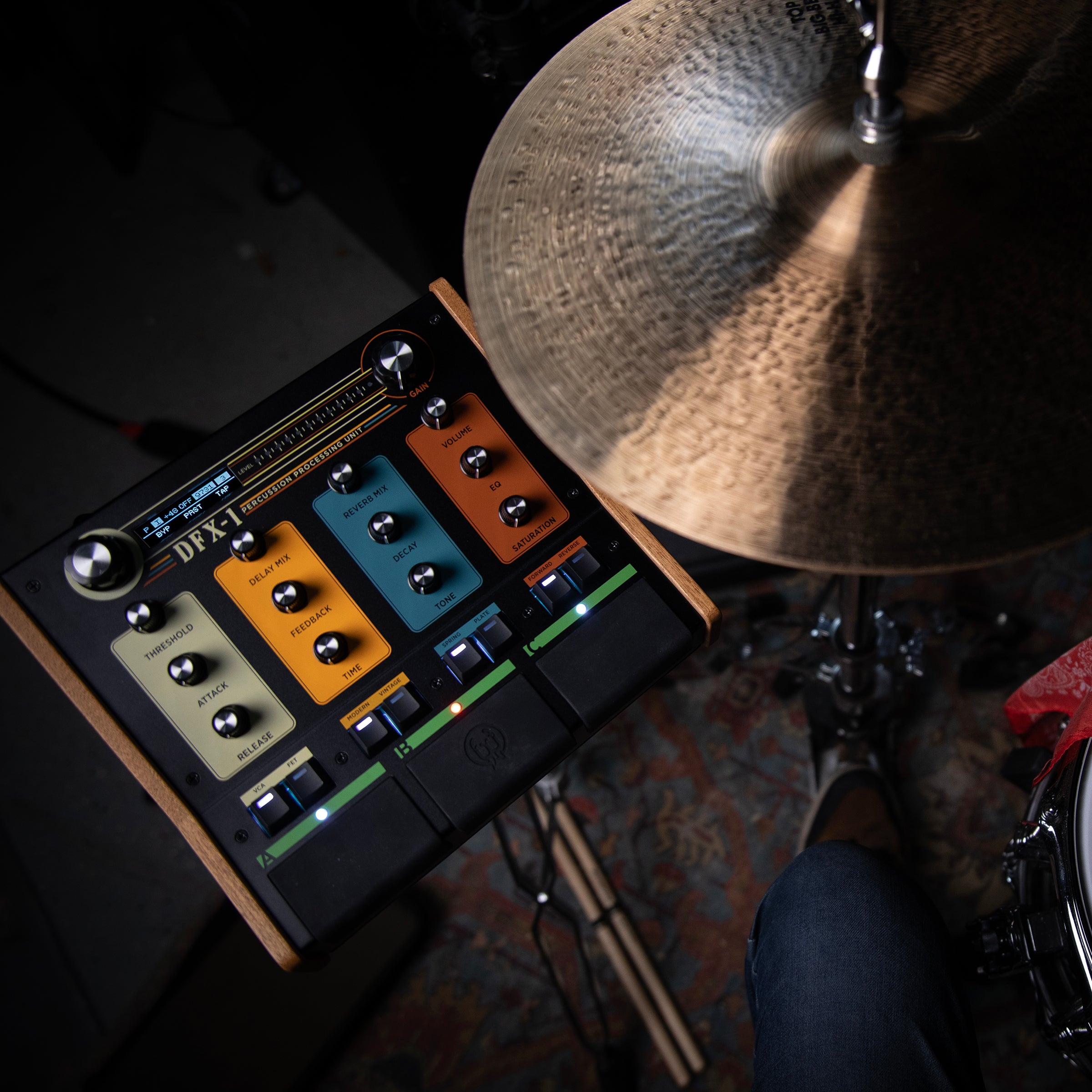 Walrus DFX-1 Percussion Processing Unit Drum Microphone Multi