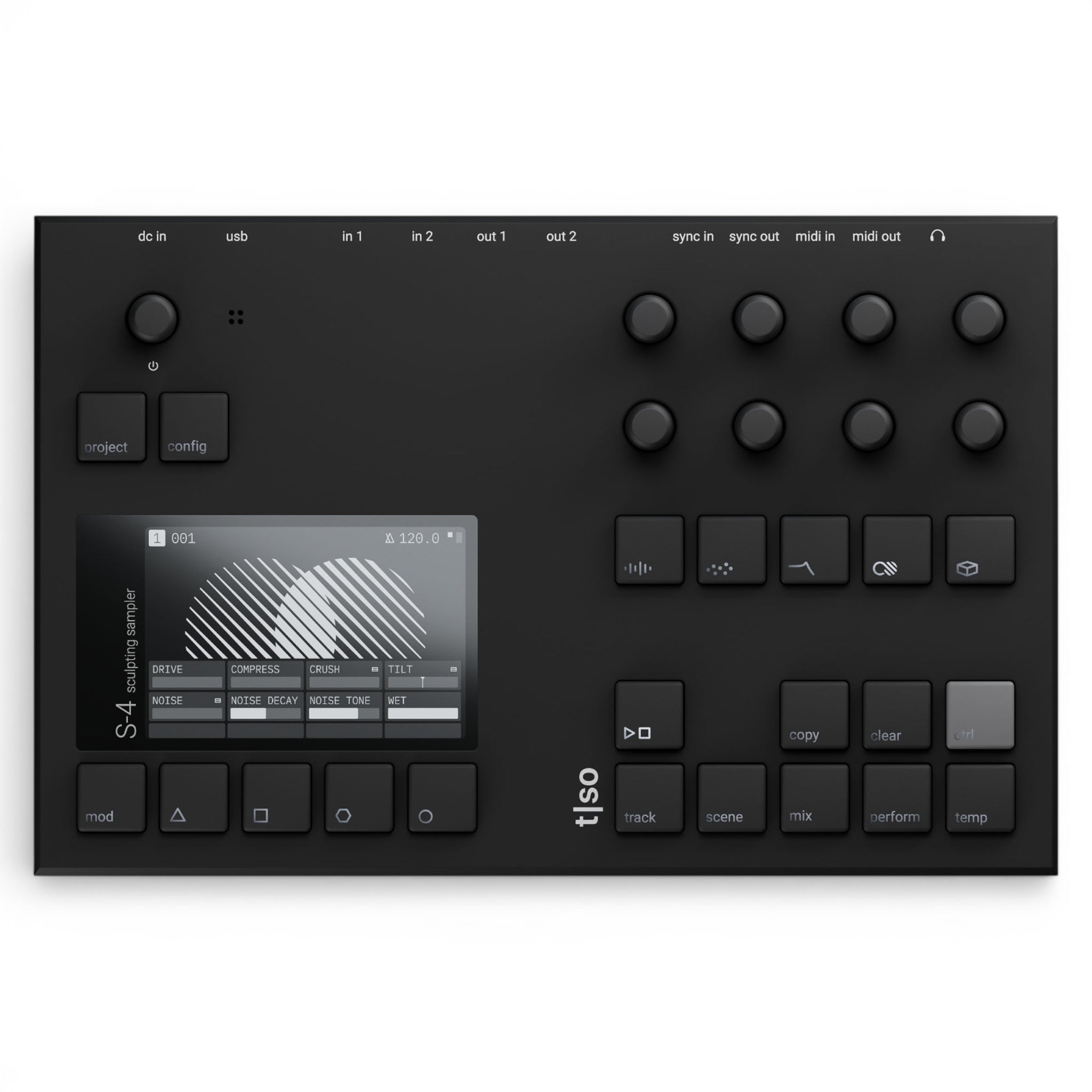 Torso Electronics S4 Sculpting Sampler, Black – Z String Music