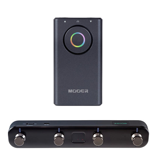 Mooer Prime P1 + F4 Micro Rig Bundle - Pocket Multi-Effects with Wireless Footswitch