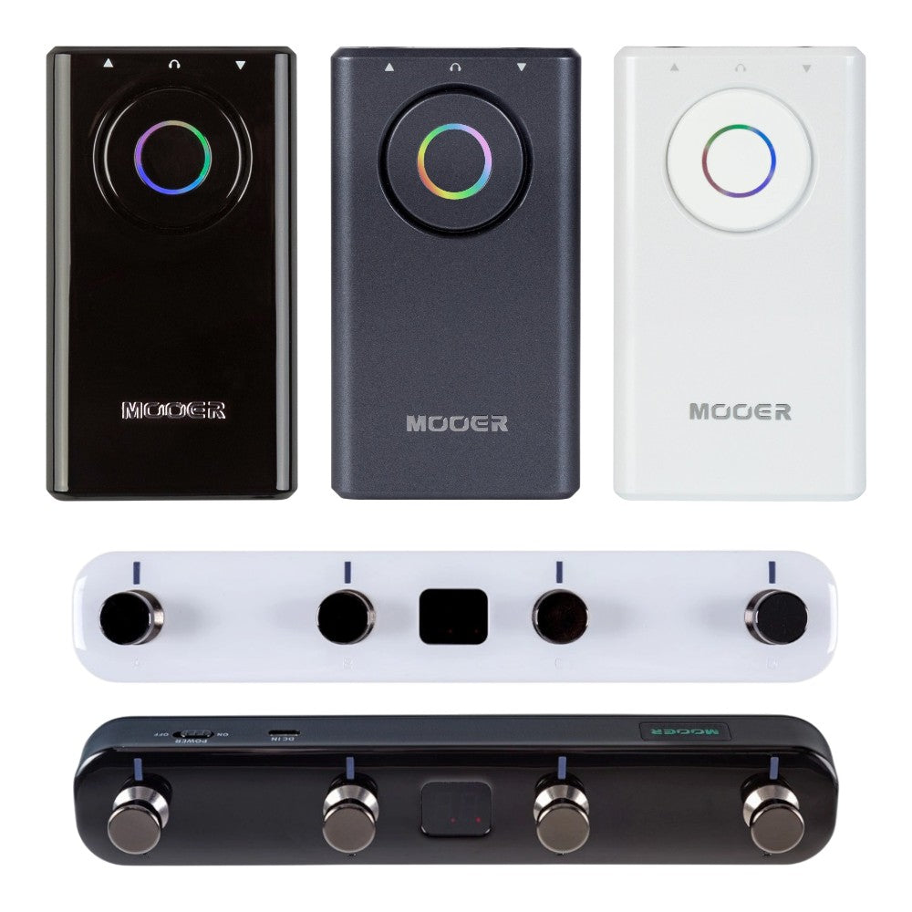 Mooer Prime P1 + F4 Micro Rig Bundle - Pocket Multi-Effects with Wireless Footswitch
