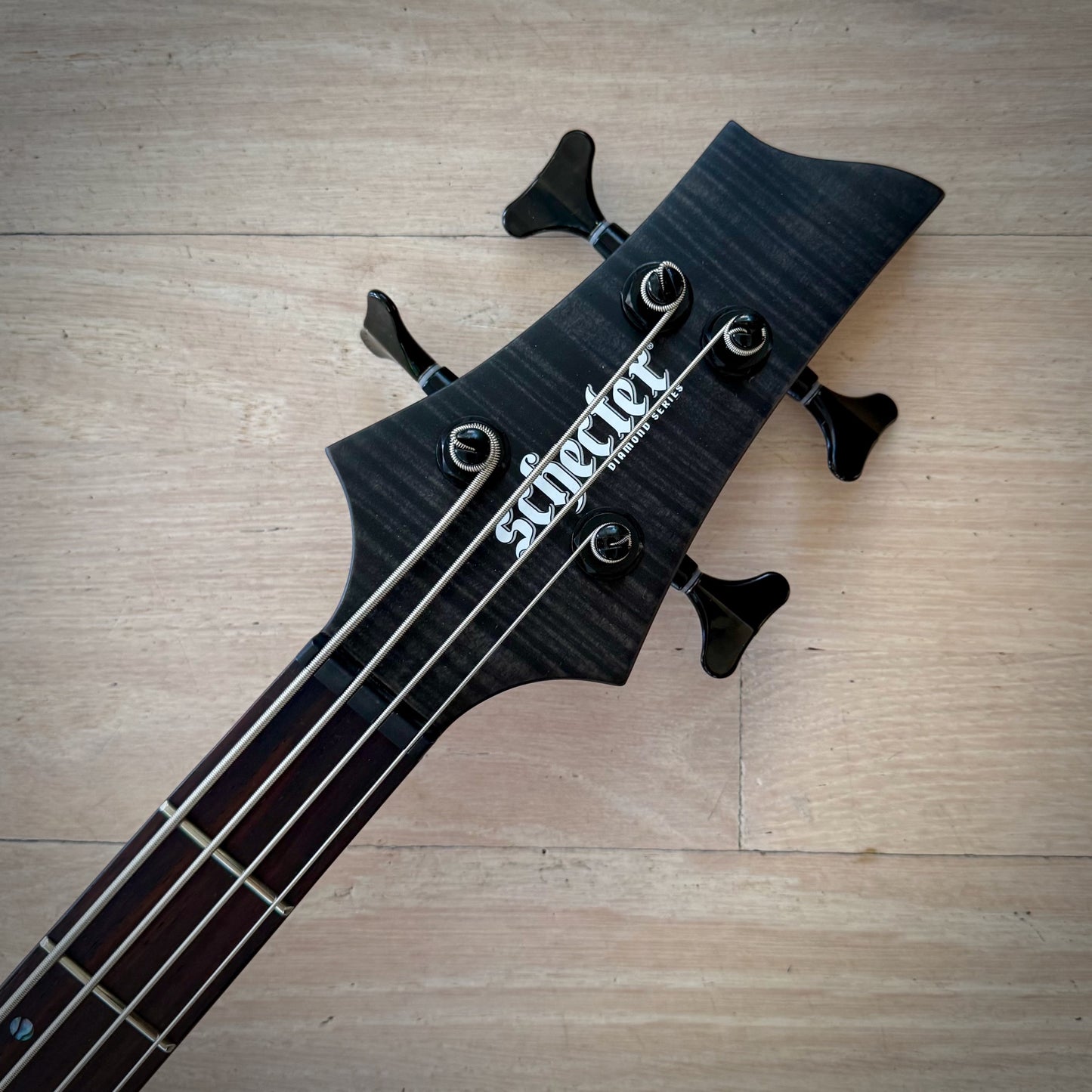 Schecter Charles Berthoud CB-4 4-String Bass See-Thru Black Satin