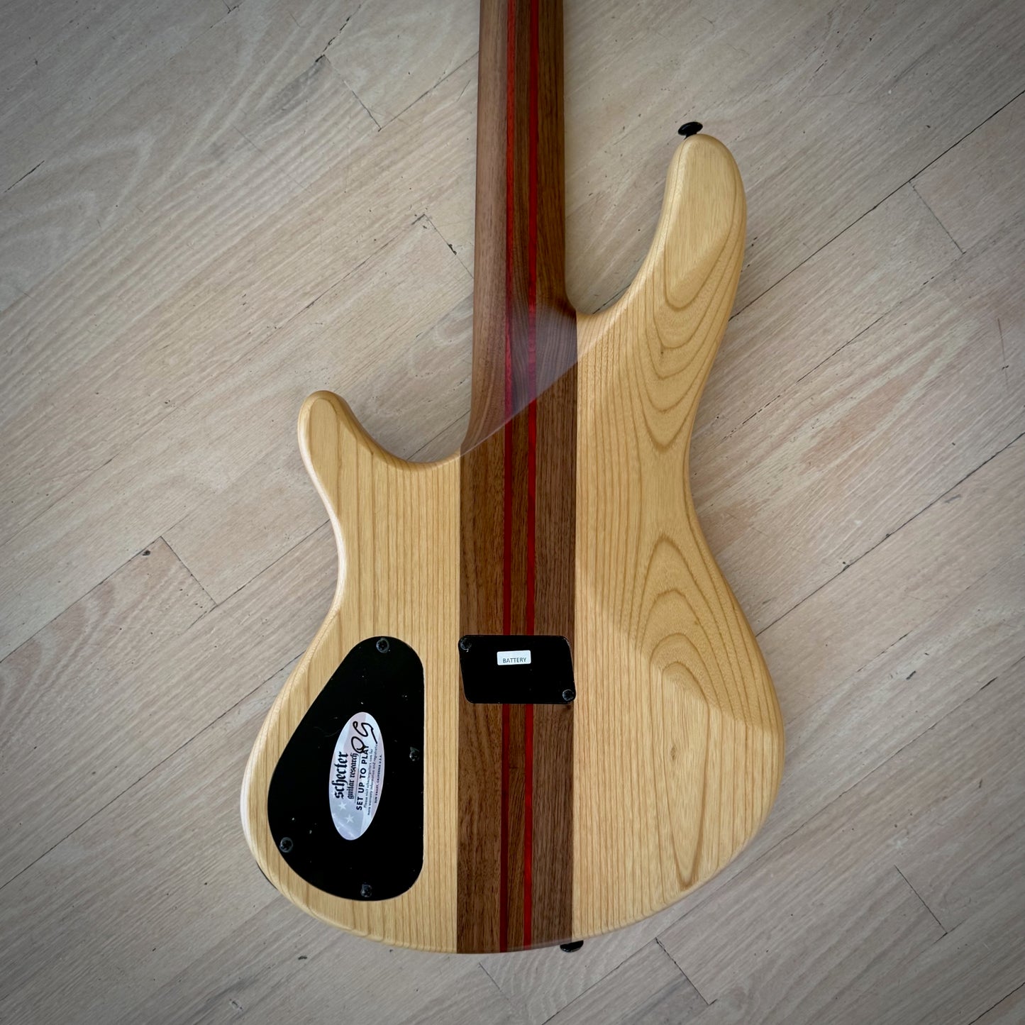 Schecter Charles Berthoud CB-4 4-String Bass See-Thru Black Satin