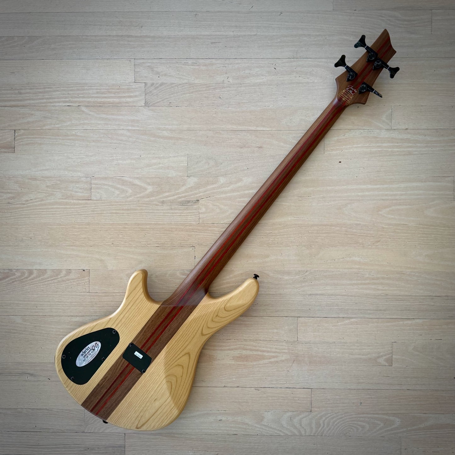 Schecter Charles Berthoud CB-4 4-String Bass See-Thru Black Satin