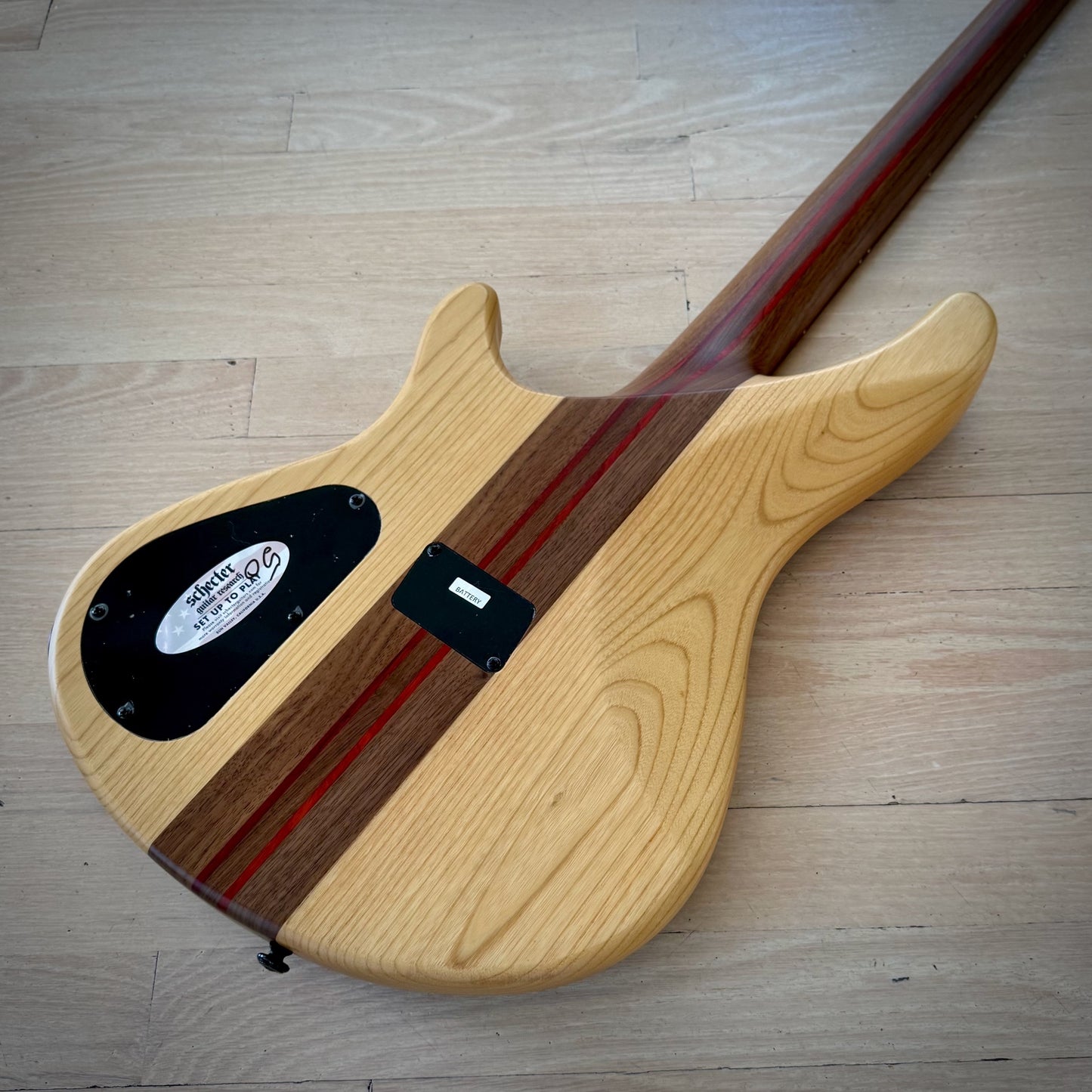 Schecter Charles Berthoud CB-4 4-String Bass See-Thru Black Satin