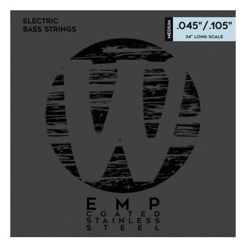 Warwick EMP Stainless Steel Coated - Bass String Set, 4-String, Medium, .045-.105 (38200 ML 4 045/105S)