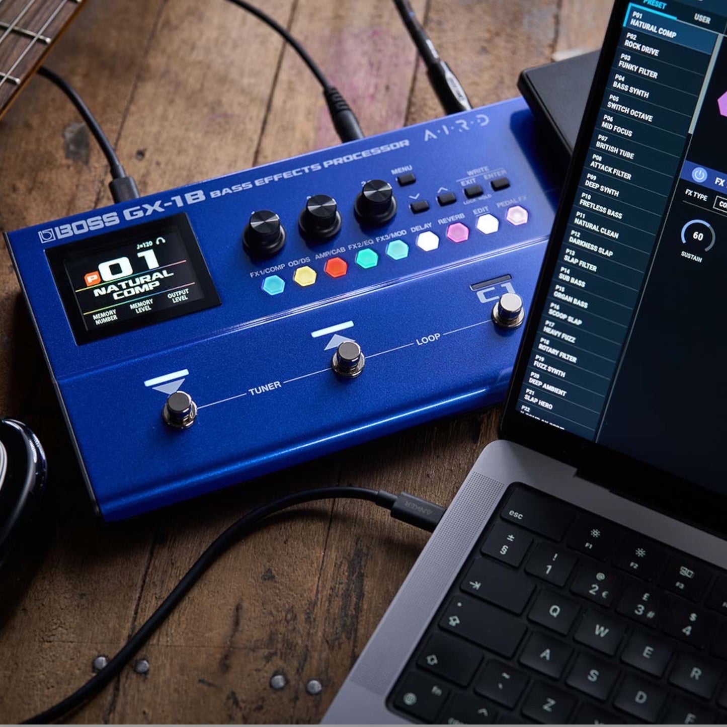 BOSS GX-1B Bass Guitar Effects Processor