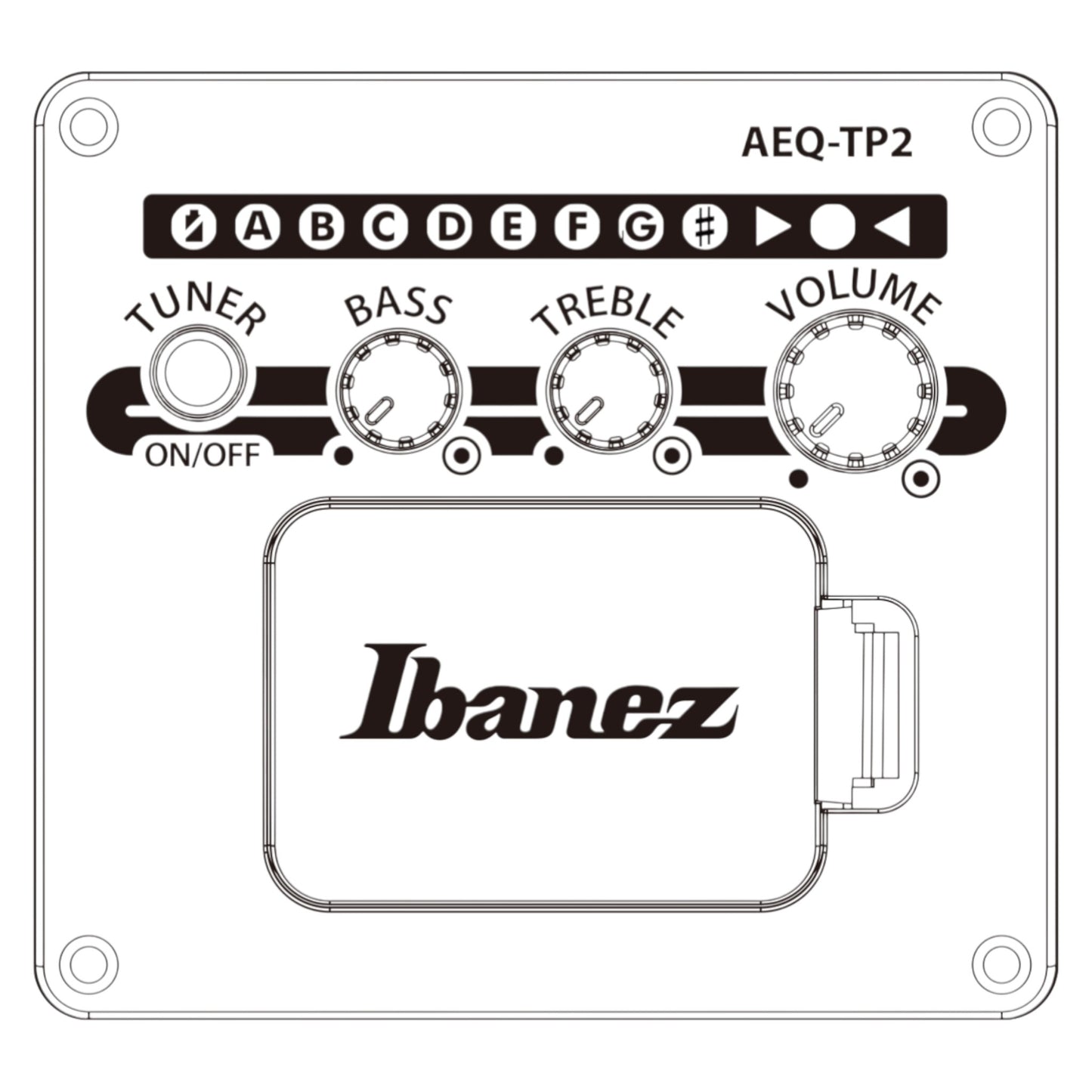 Ibanez AAD77M1E Advanced Acoustic, Open Pore Antique White
