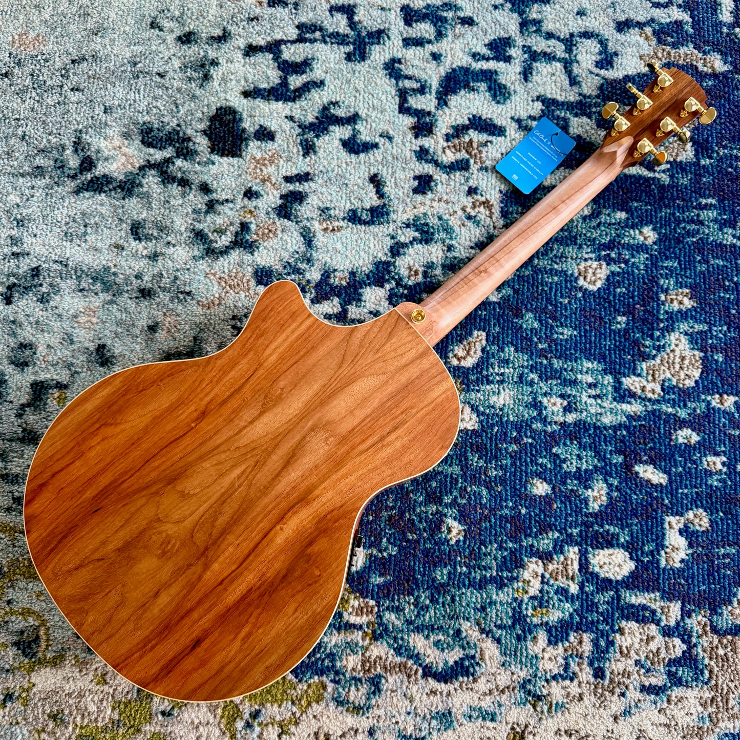 Cole Clark RAN2EC-NNR Recording Grand Auditorium Acoustic-Electric Guitar All AA Narra, Rosewood Fretboard and Bridge,  SNRW369 [NAMM Showcase Instrument]