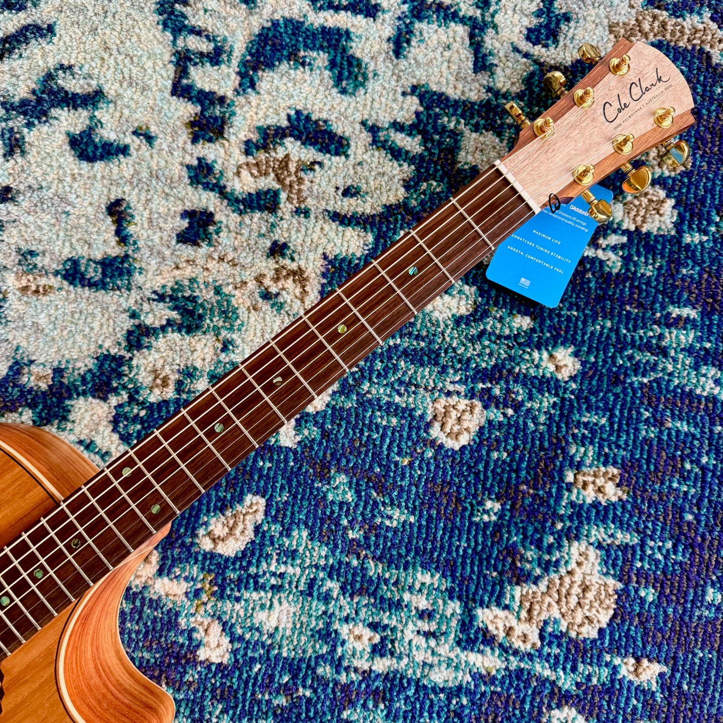 Cole Clark RAN2EC-NNR Recording Grand Auditorium Acoustic-Electric Guitar All AA Narra, Rosewood Fretboard and Bridge,  SNRW369 [NAMM Showcase Instrument]