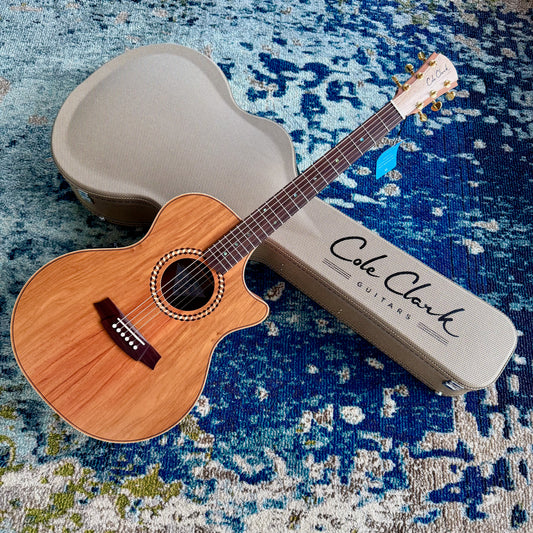 Cole Clark RAN2EC-NNR Recording Grand Auditorium Acoustic-Electric Guitar All AA Narra, Rosewood Fretboard and Bridge,  SNRW369 [NAMM Showcase Instrument]
